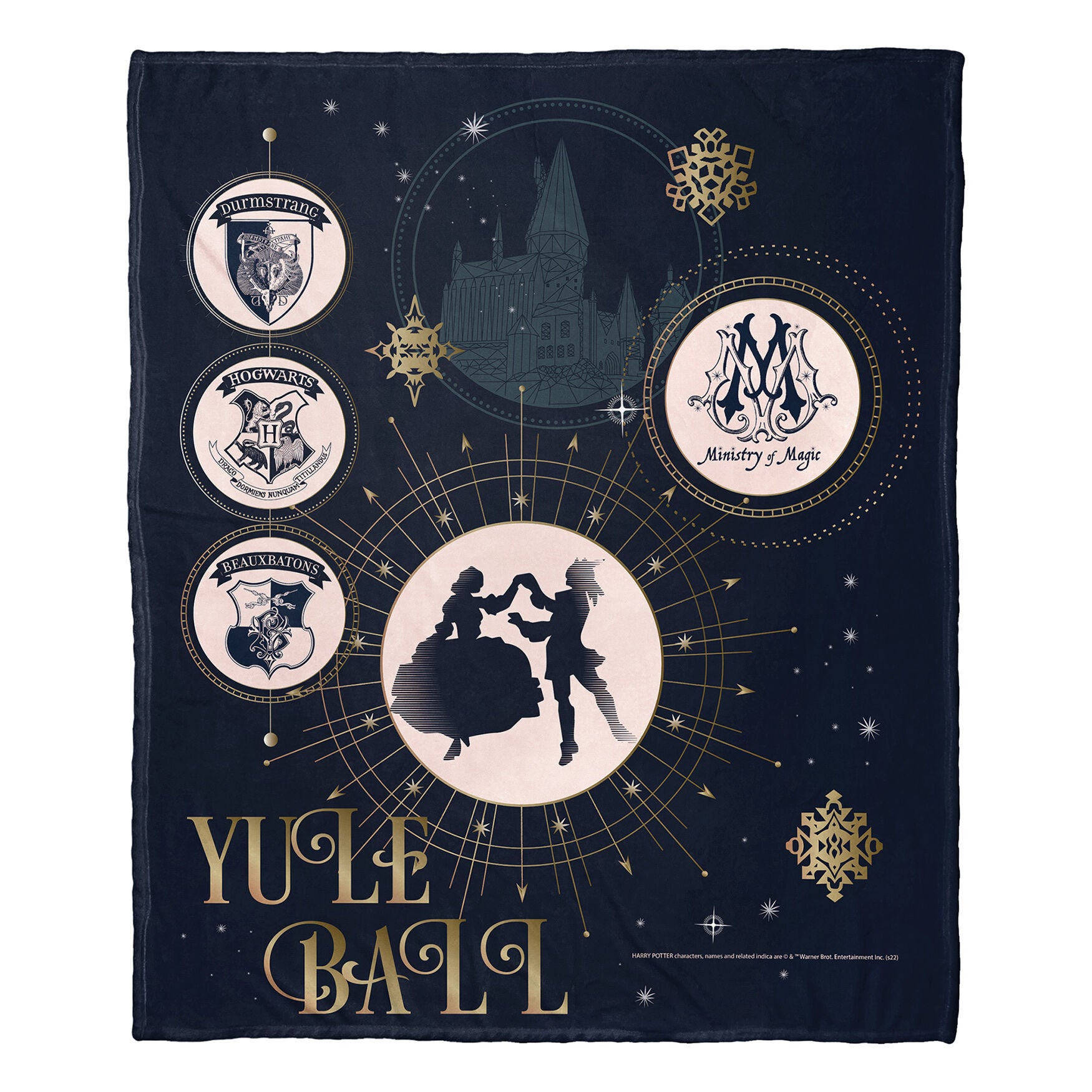 Wb Harry Potter Yule Ball Silk Touch Throw, , on-hover image number 1