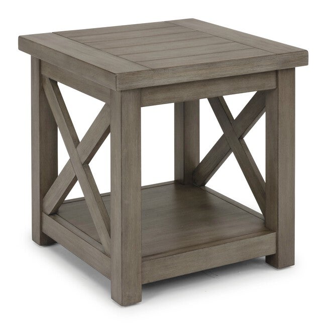 Mountain Lodge Gray Table, End, GRAY, hi-res image number 0