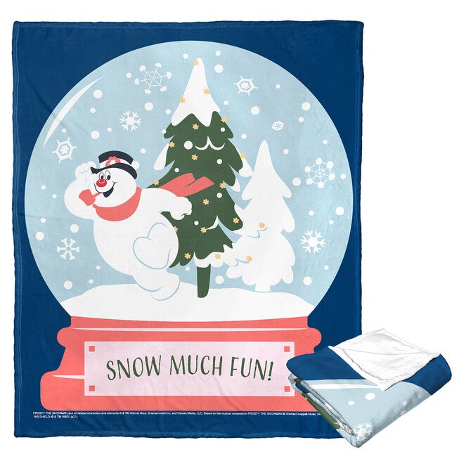 Frosty The Snowman Snow Much Fun Silk Touch Throw Blanket, O, hi-res image number null