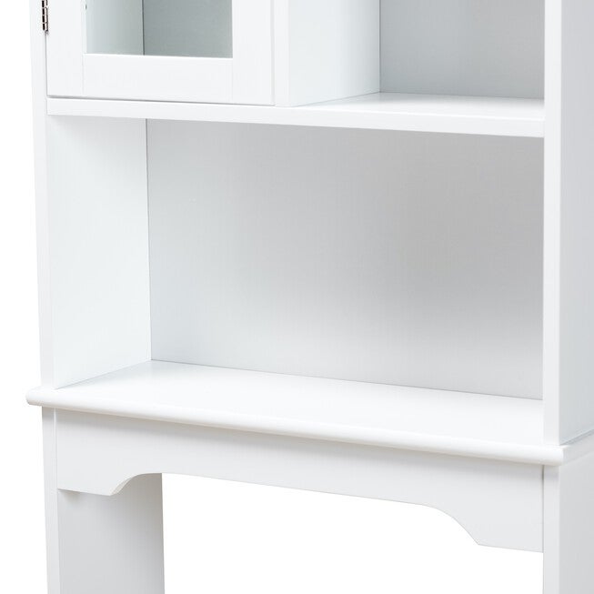 Campbell Wood Over The Toilet Bathroom Storage Cabinet Furniture, , alternate image number null