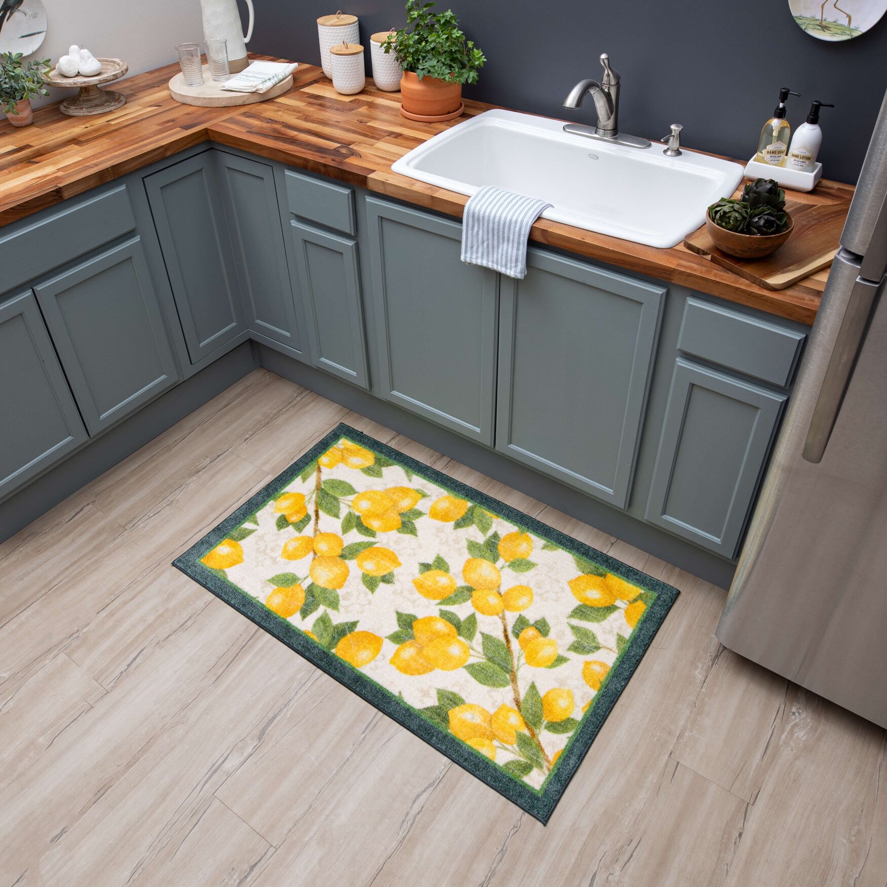 Lemon Grove Kitchen Rug, , alternate image number 5