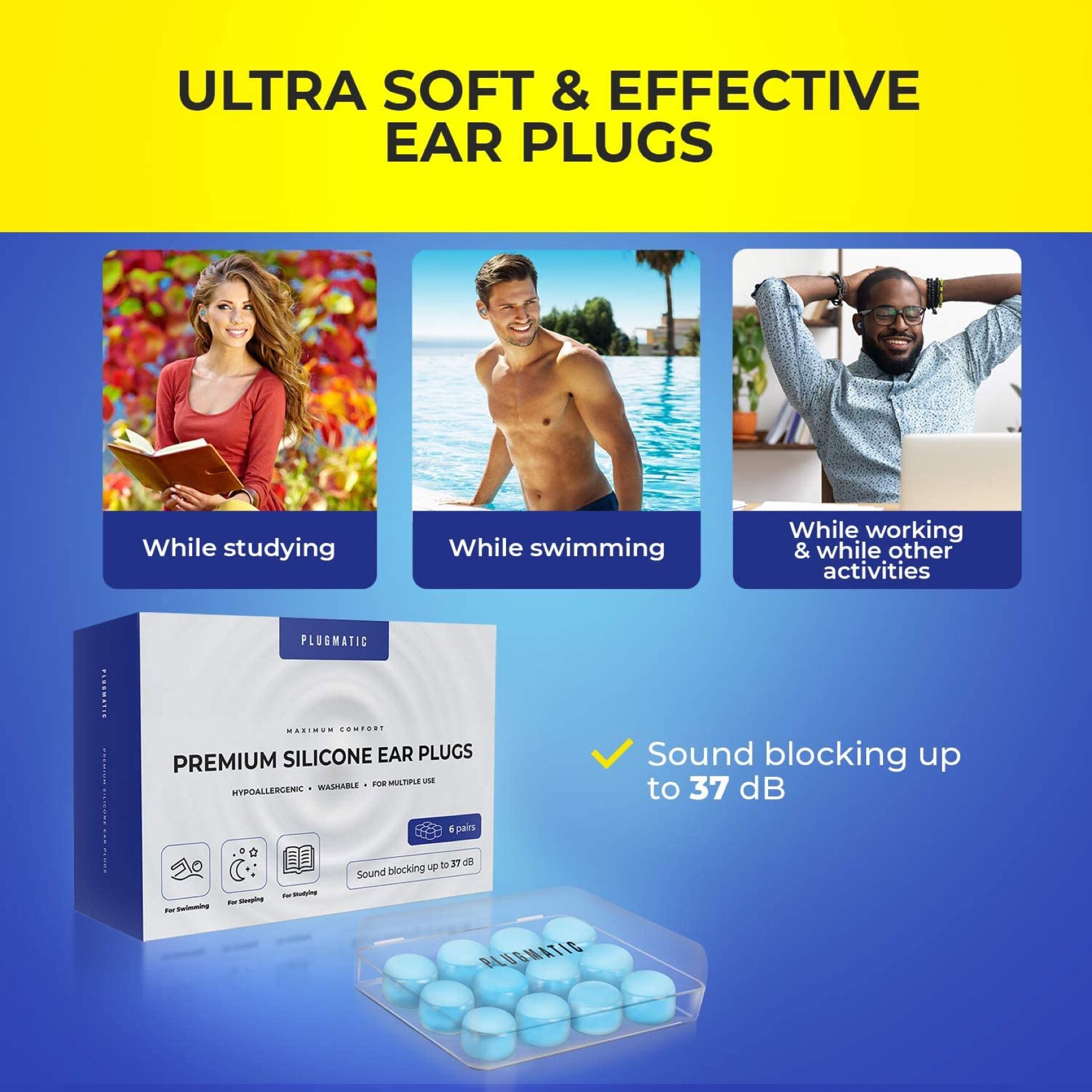 Ear Plugs (Blue), , alternate image number 3