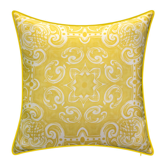 Indoor & Outdoor Alhambra Decorative Pillow, CITRON, hi-res image number null