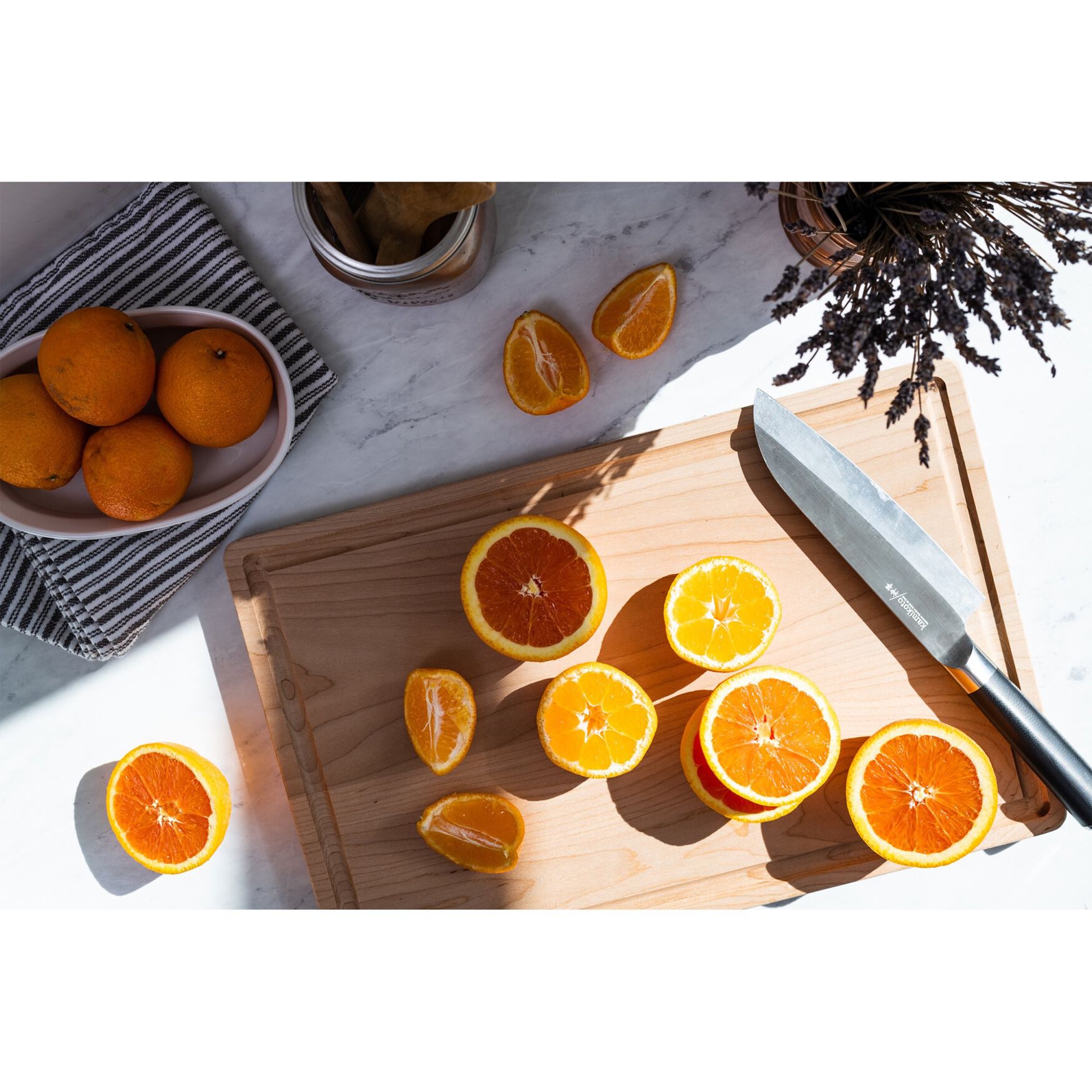 Delice Maple Rectangle Cutting Board with Juice Drip Groove, , alternate image number 6