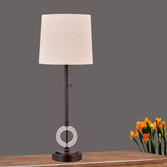 Oil Rubbed Bronze Metal 23" Table Lamp, Set 2, , on-hover image number null