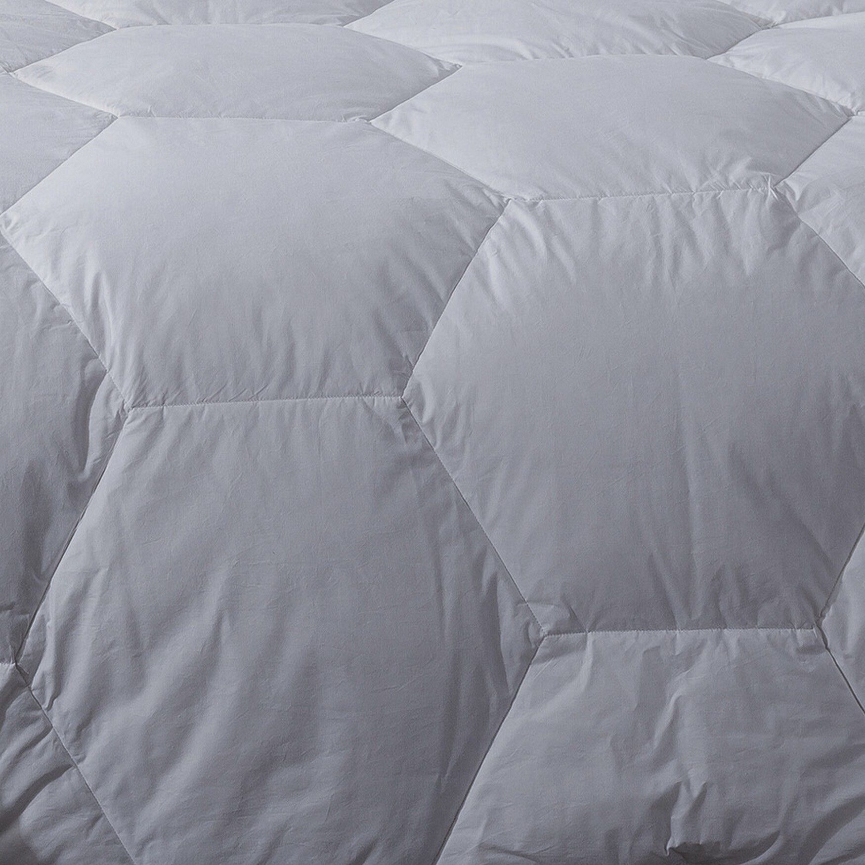 Honeycomb Stitch Down Alternative Comforter, Glacier Grey, , alternate image number 2