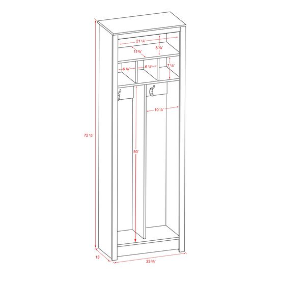 Space-Saving Entryway Organizer, Espresso, , alternate image number null