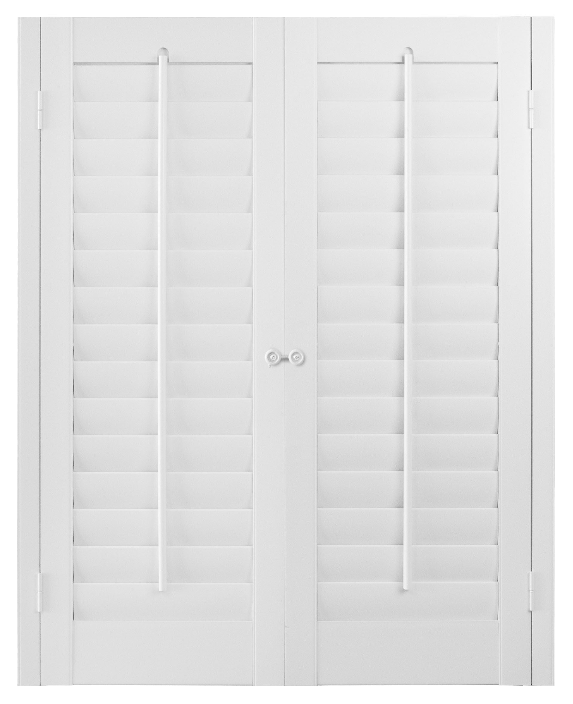Plantation Interior Faux Wood Shutters White, WHITE, alternate image number 1