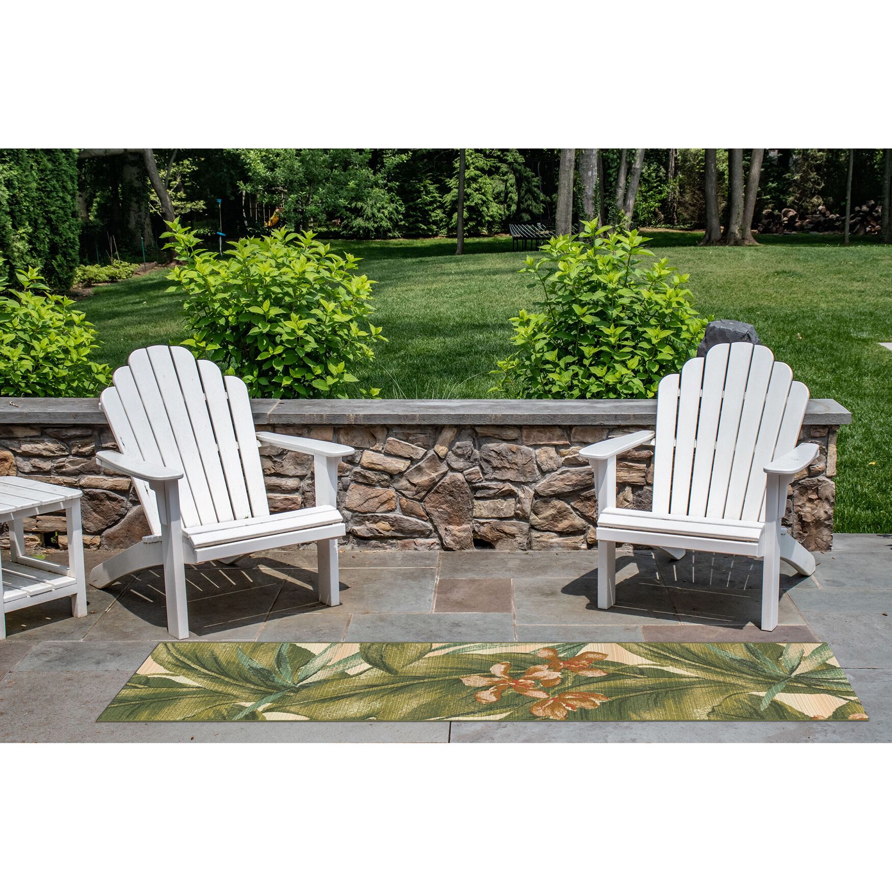Liora Manne Marina Tropical Leaf Indoor/Outdoor Rug 23 inchesX7 feet 6 inches, , alternate image number 7