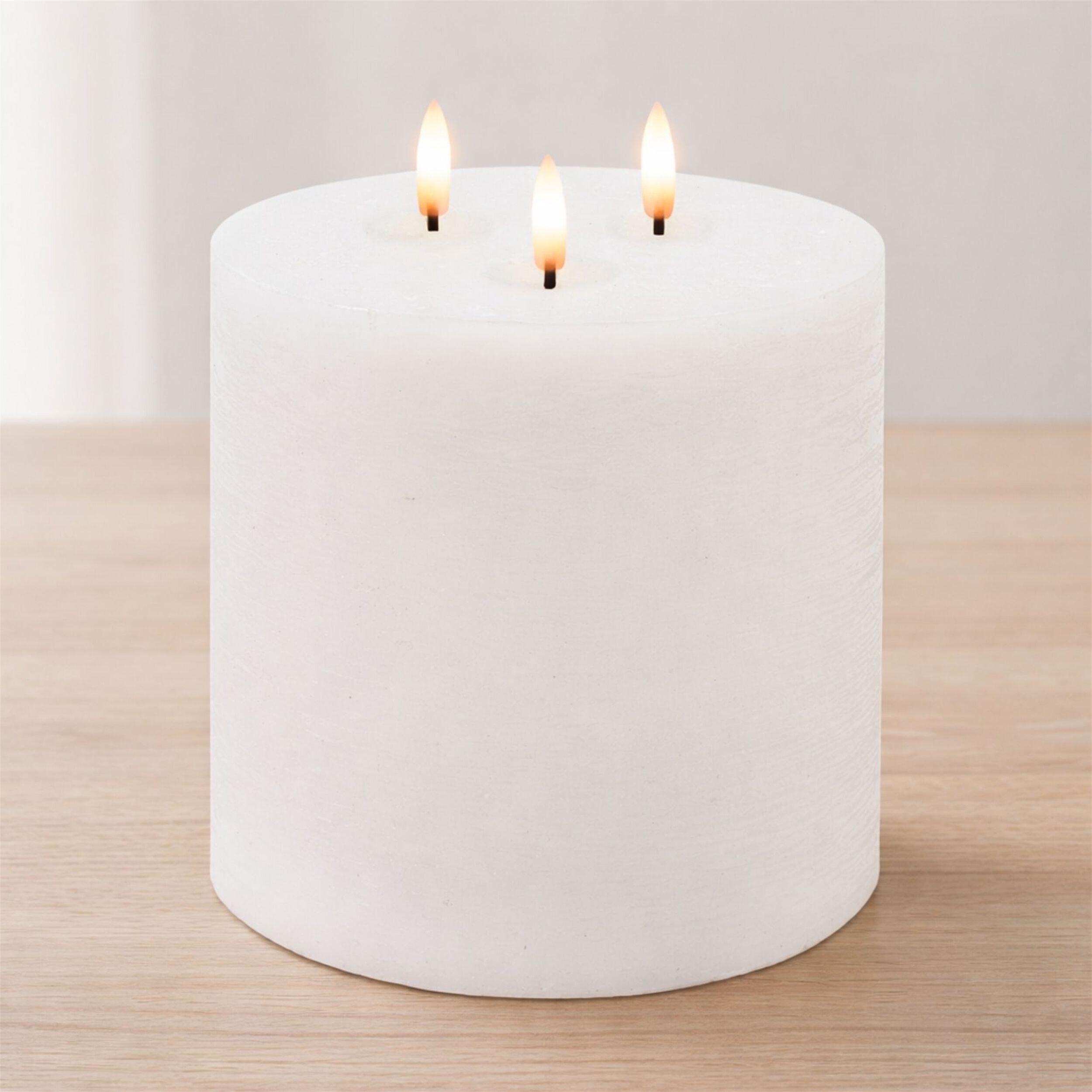 FIA White Triple Wick Candle (Set of 2), WHITE, alternate image number 2