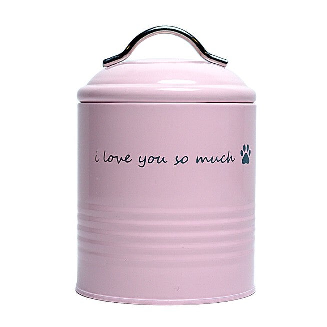 I Love You So Much Dog Treat Canister Gift Set, , alternate image number null