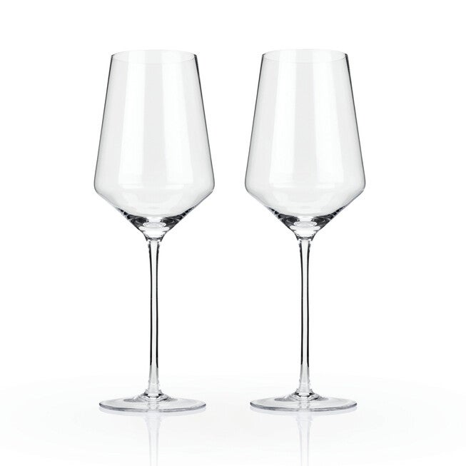 Angled Crystal Bordeaux Glasses, , alternate image number null
