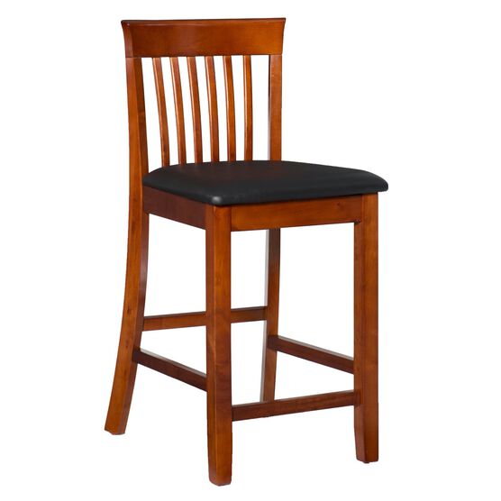 Wesmere 24 in Craftsman Counter Stool, DARK CHERRY, hi-res image number null