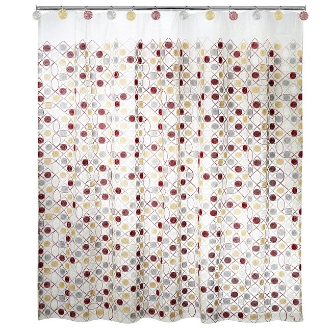 Sedona Shower Curtain, BEIGE, hi-res image number 0