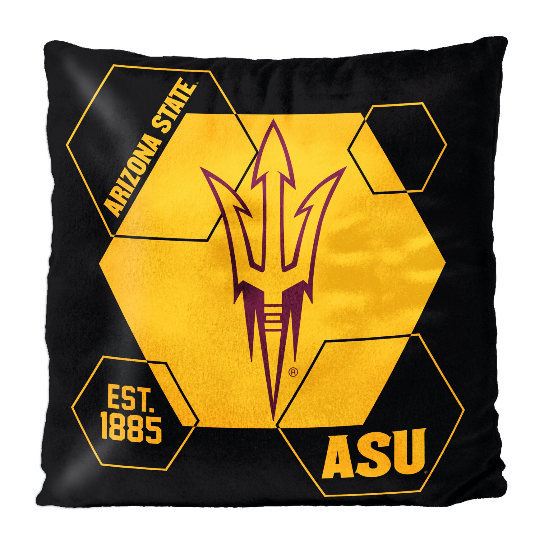 Arizona State Connector Velvet Reverse Pillow, MULTI, hi-res image number 0