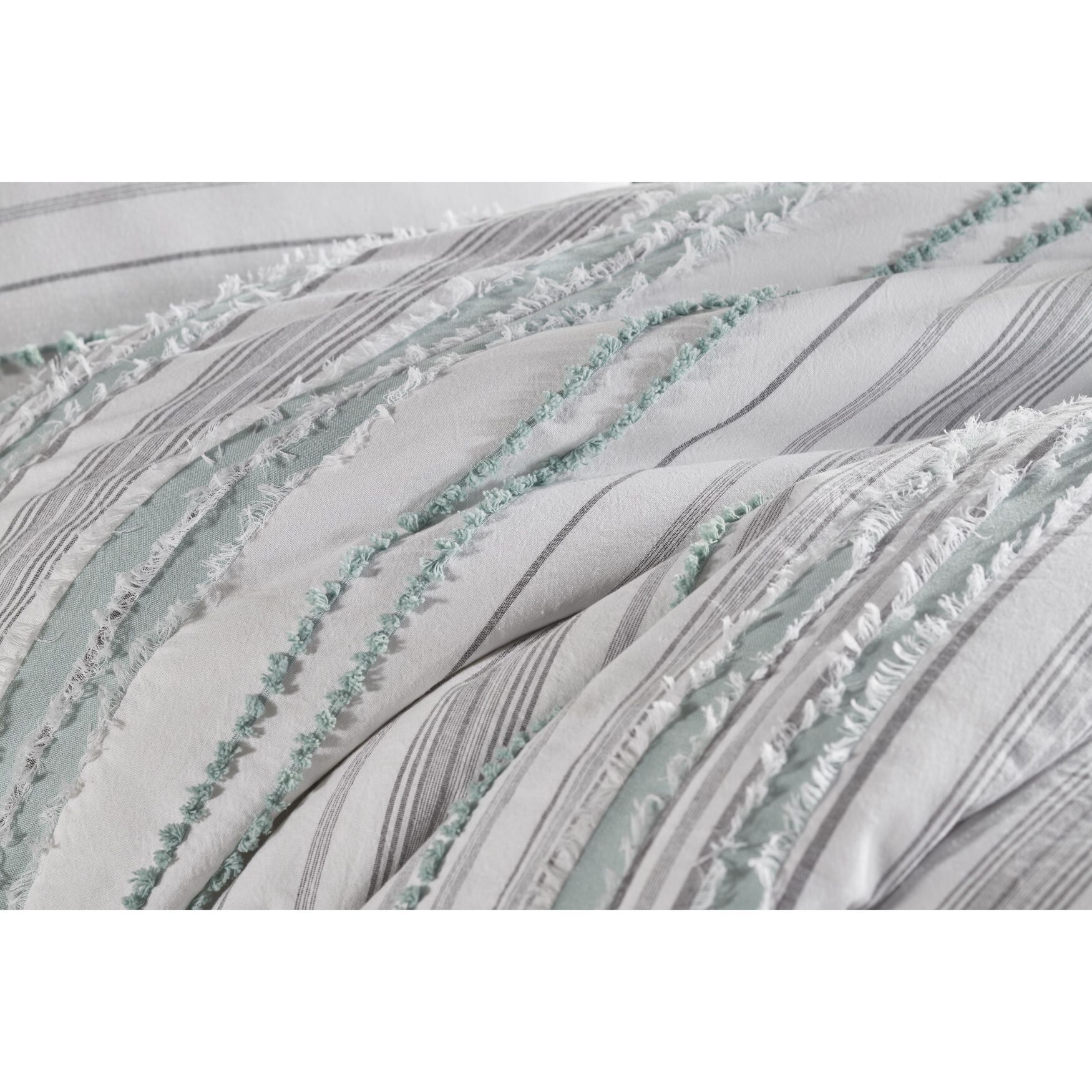 Diana Stripe Collection 100% Cotton Comforter Set, , alternate image number 4