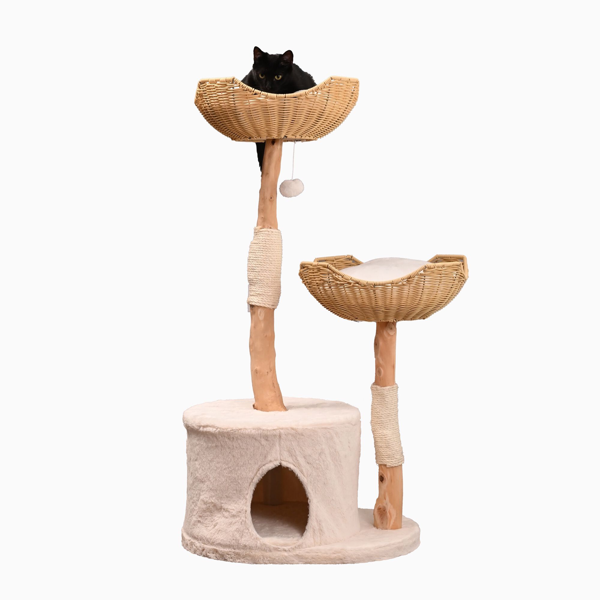AMNI Cat Tree: The All-in-One Play and Rest Station, BEIGE, alternate image number 6