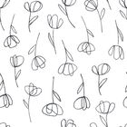 Contoured Tulips Fluffed Polyester 18"Sq. Pillow, , alternate image number null