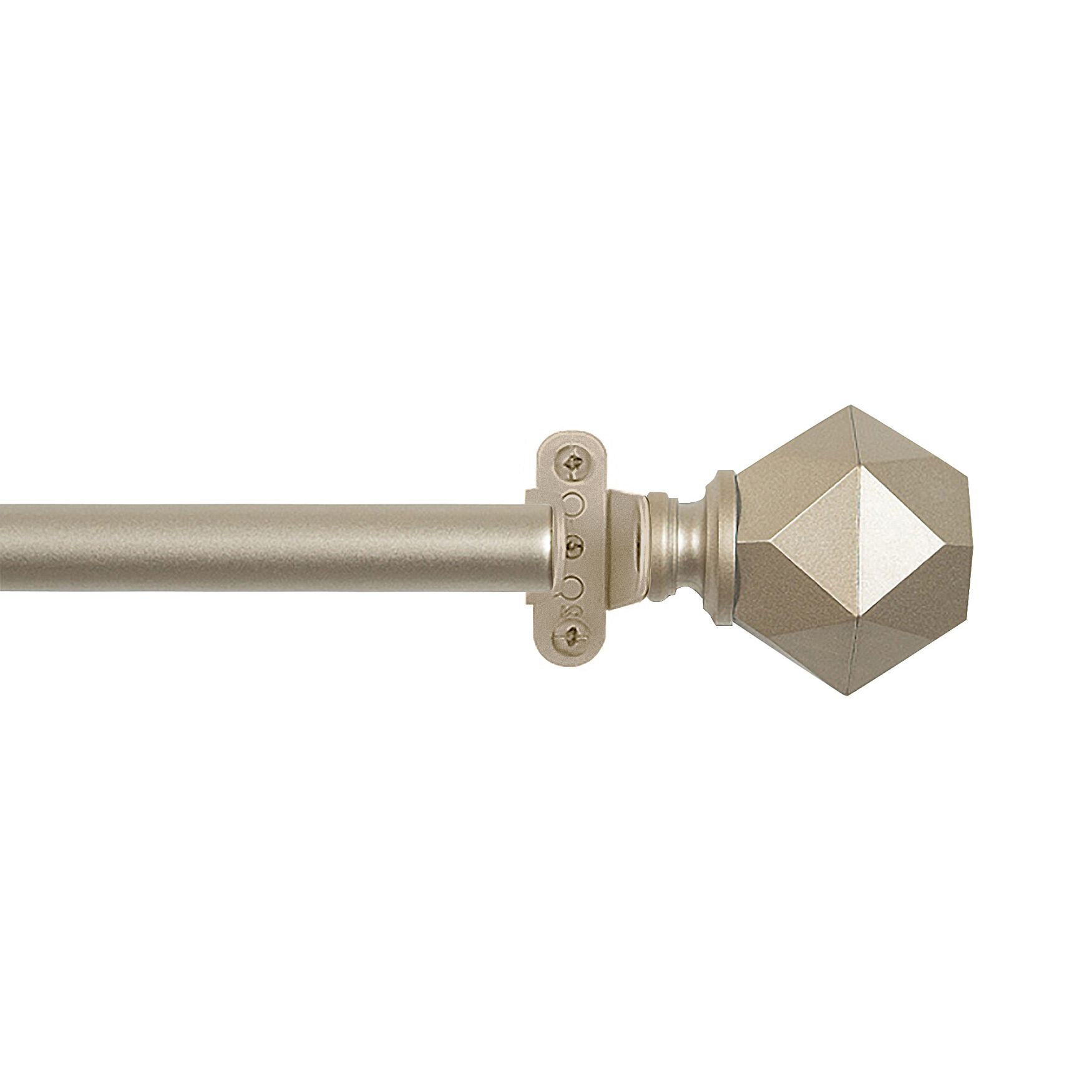 Innovative Decorative Room Darkening Wrap Around Rod & Finial 48-86, , on-hover image number 1
