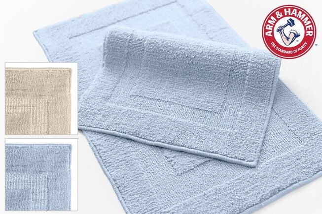 Arm & Hammer Tufted 2-pc Rug Set with Border, BALLARD BLUE, hi-res image number null