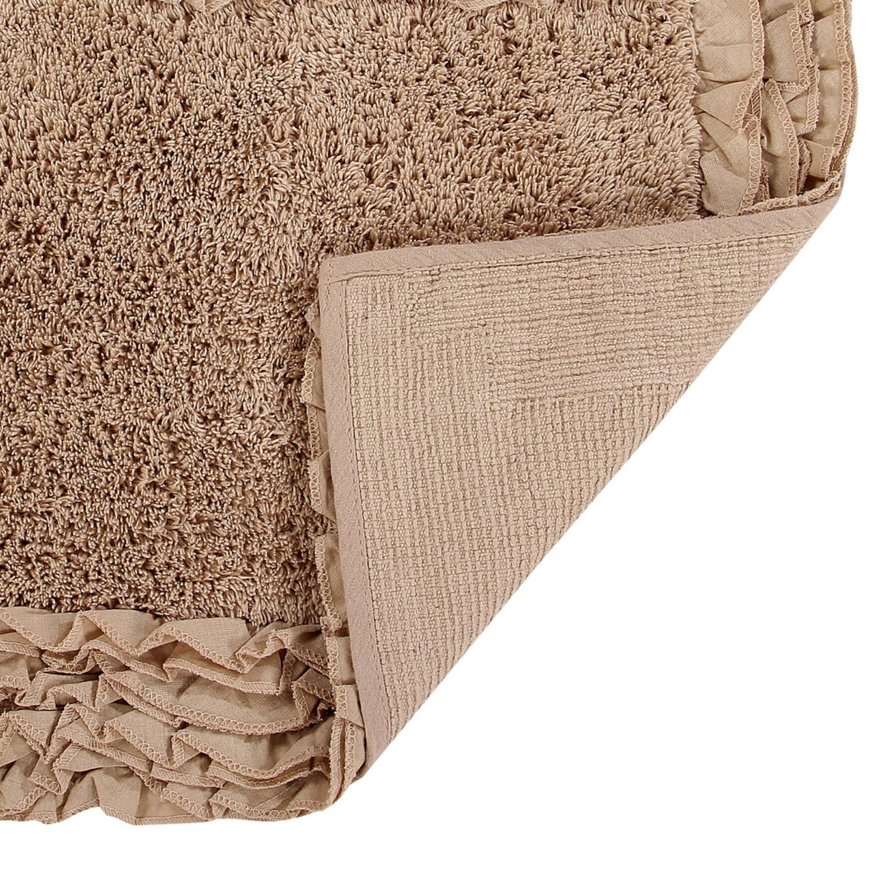 Shaggy Border Bath Rug Mat, 3-Pc. Set, , alternate image number 2