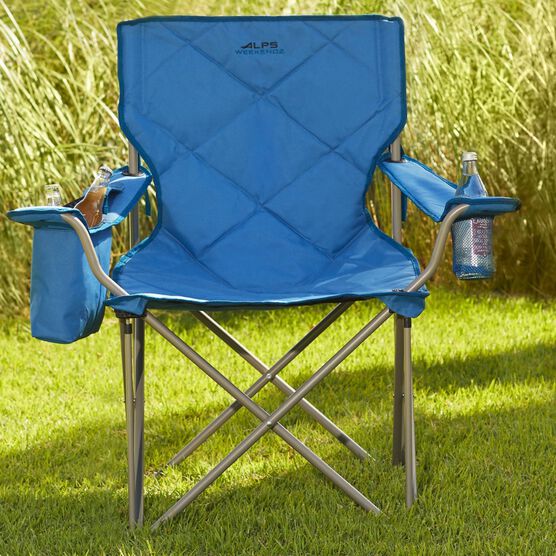 Extra Wide King Kong Folding Camp Chair, DEEP SEA, hi-res image number null