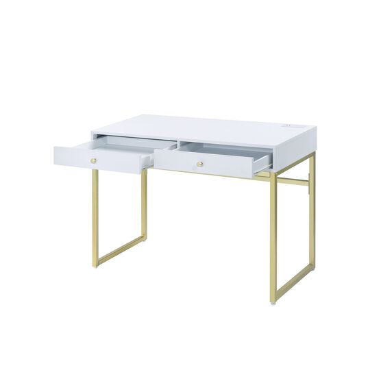 Built-In Usb Port Writing Desk, , alternate image number null