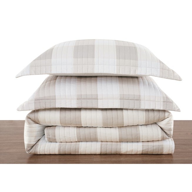 Everyday Buffalo Plaid Quilt Set, , on-hover image number 1