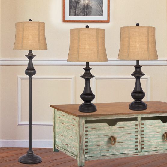 62" & 28" Madison Bronze 3 Pc Metal Set, BRONZE, hi-res image number null