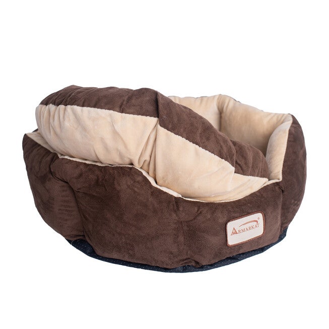 Cozy Pet Bed, Mocha/Beige For Cats And Extra Small Dogs, , alternate image number 2