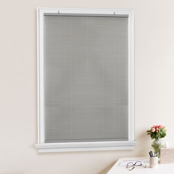 Cordless Solstice Vinyl Roll-Up Blind, Grey, , alternate image number null