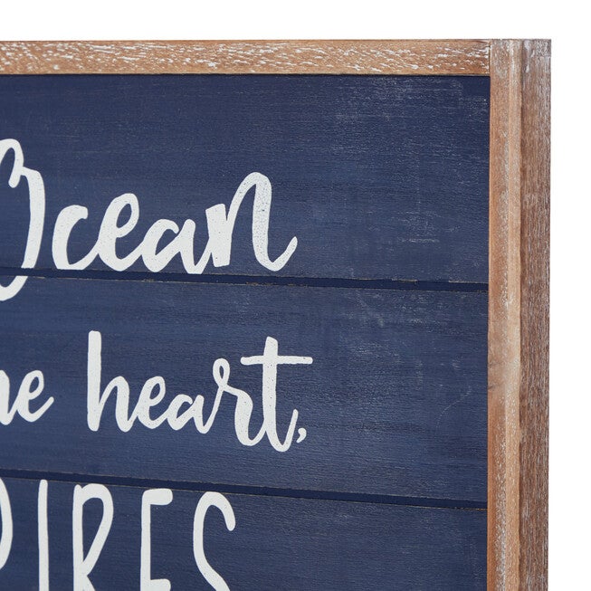 Blue Wood Farmhouse Wall Decor, , alternate image number null