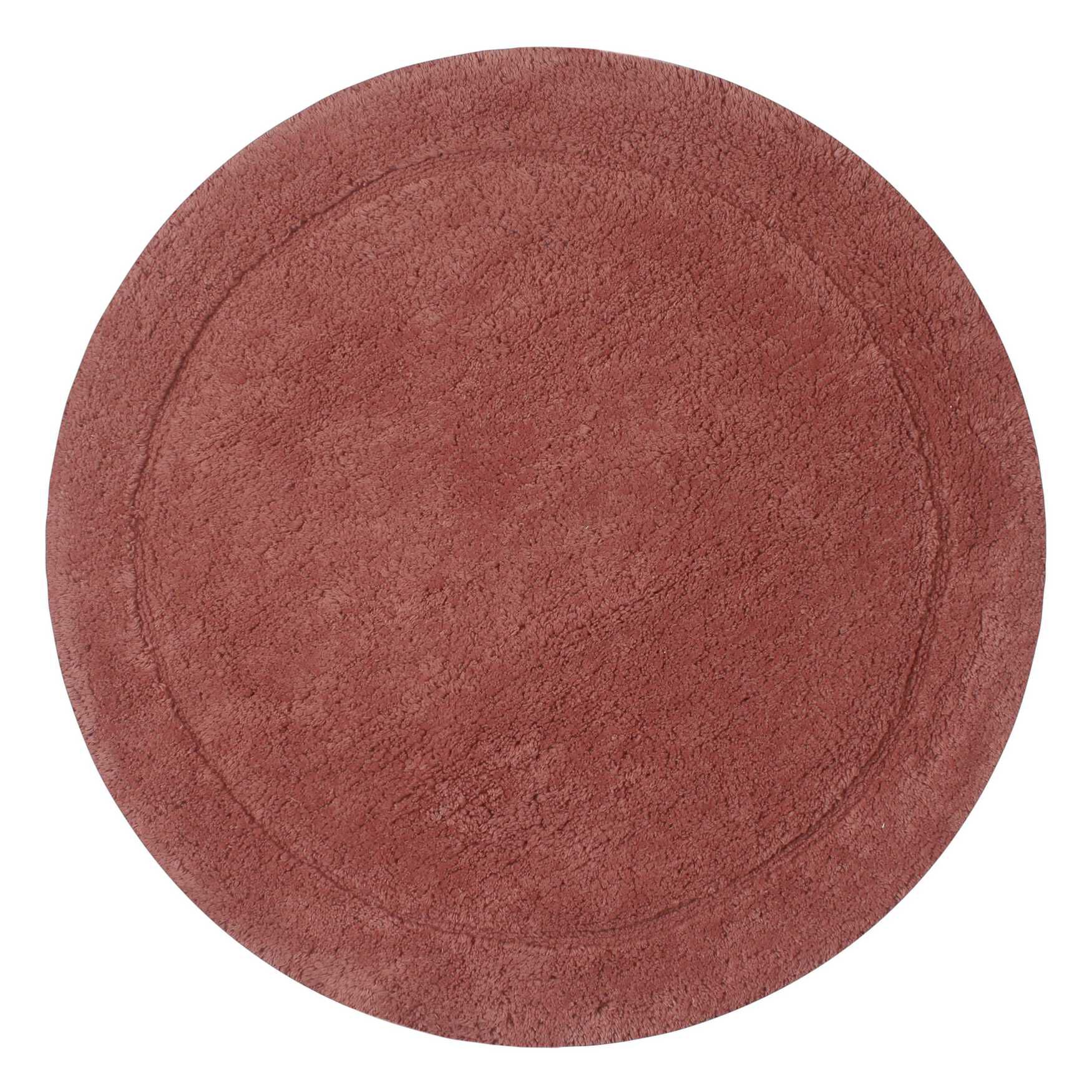 Bloomfield Round Bath Rug Collection, CORAL, hi-res image number 0