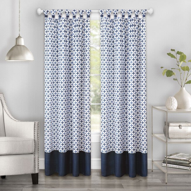 Callie Cuff Tab Top Window Curtain Panel - 52x63, , alternate image number 4