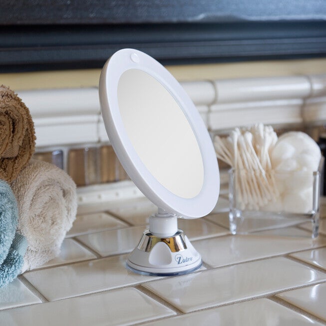 LED Lighted Z'Swivel Power Suction Cup Mirror 10X, , alternate image number 3