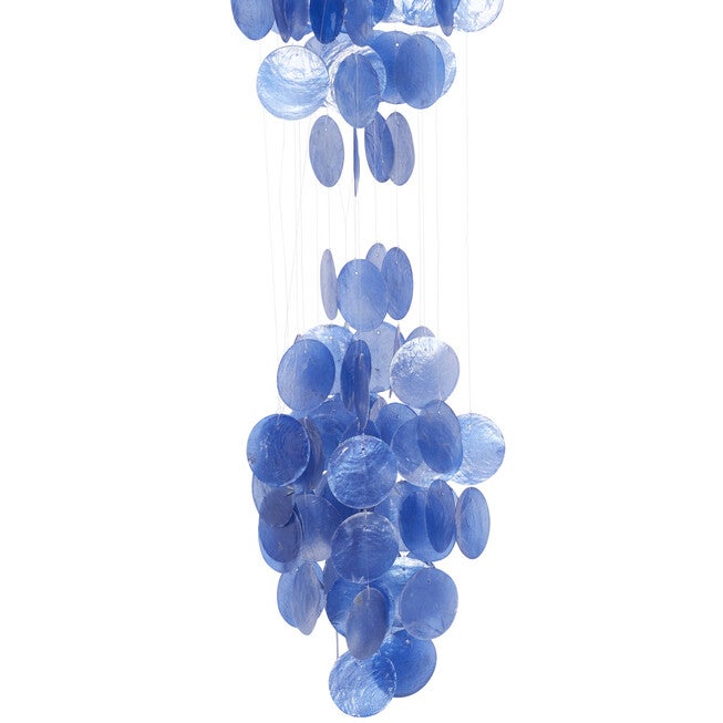 Blue Capiz Coastal Windchime, , alternate image number null