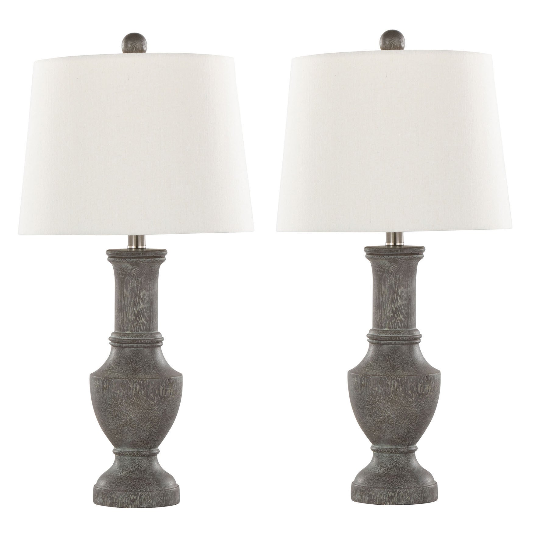 Chateau 26 inches Polyresin Table Lamp - Set Of 2, , on-hover image number 1