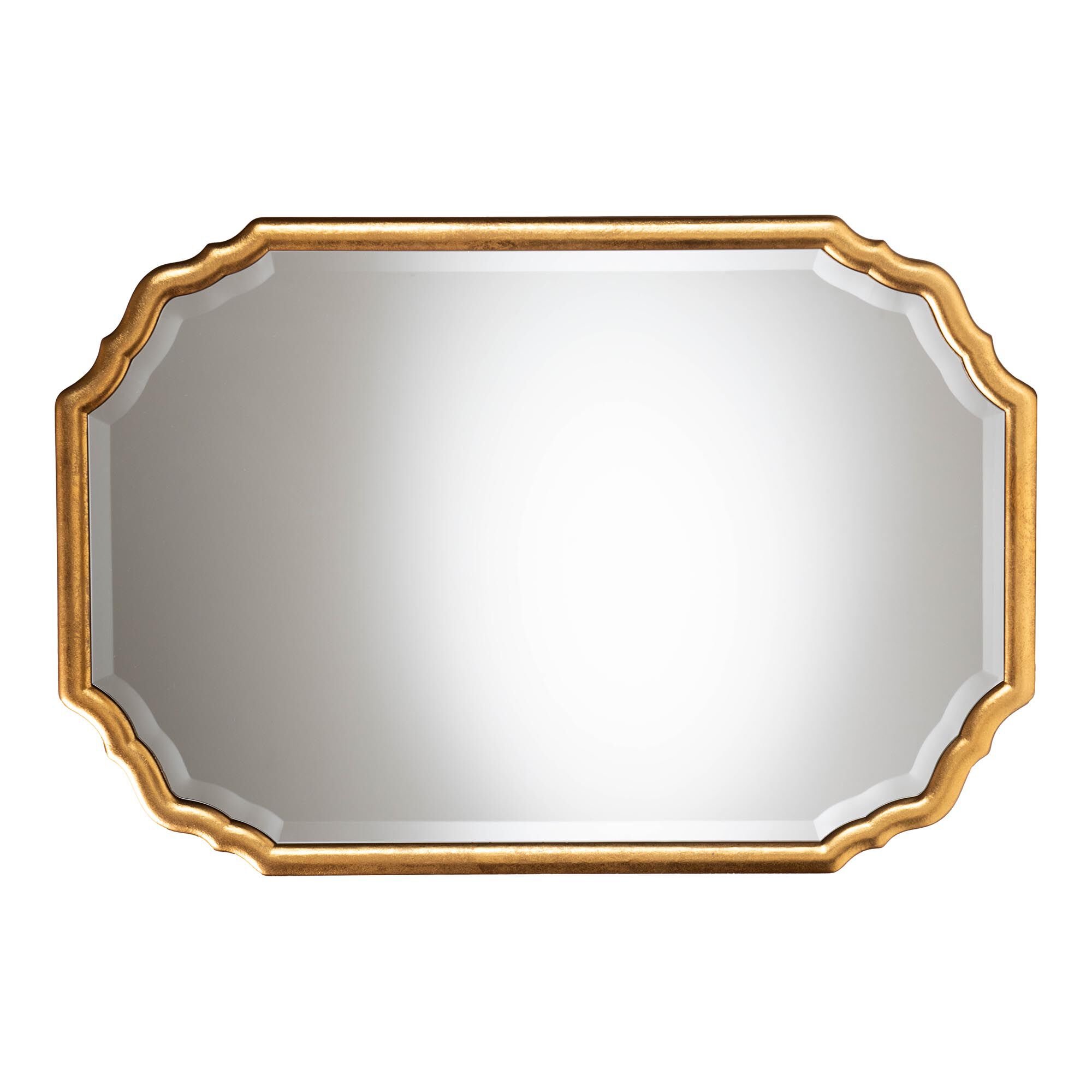 Pacino Antique Goldleaf Accent Wall Mirror, GOLDEN, alternate image number 2
