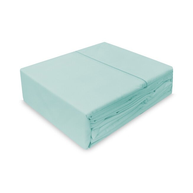 SensorPEDIC Ice Cool 400 Thread Count Cotton-Rich Surf Spray Blue Sheet Se, , alternate image number null