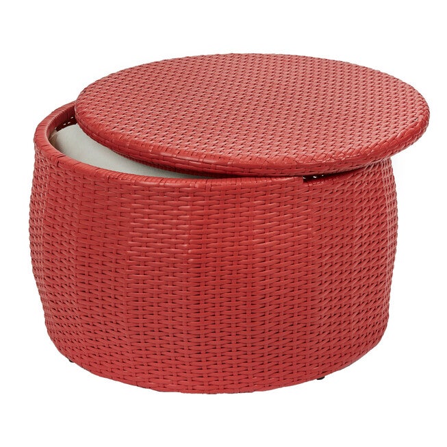 Santiago Round Storage Table, GERANIUM, hi-res image number null
