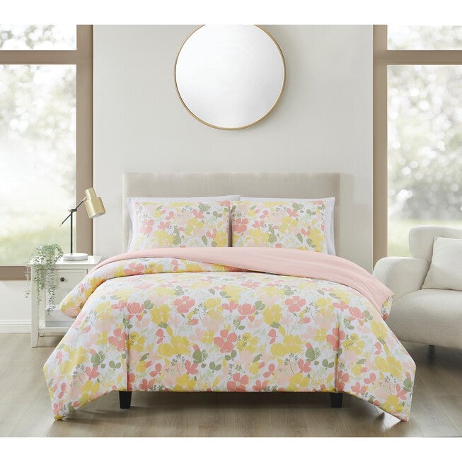 Garden Floral 3-Pc. Comforter Set, FLORAL, hi-res image number null