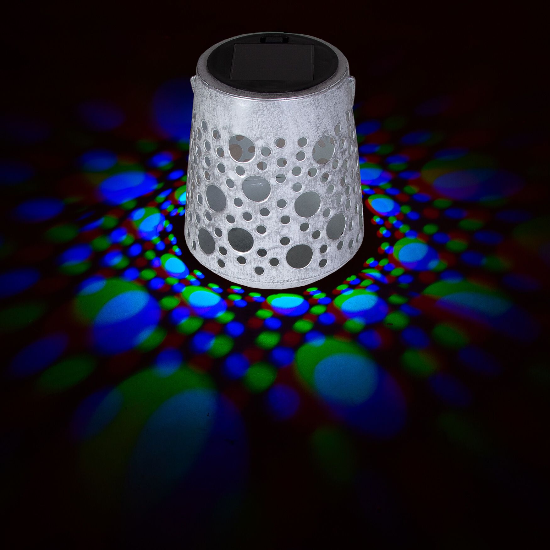 Solar Celestials Bubble Dot Projection Lantern, , on-hover image number 1