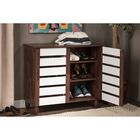 Gisela 2-Tone Shoe Cabinet With 2 Doors Furniture, , alternate image number null