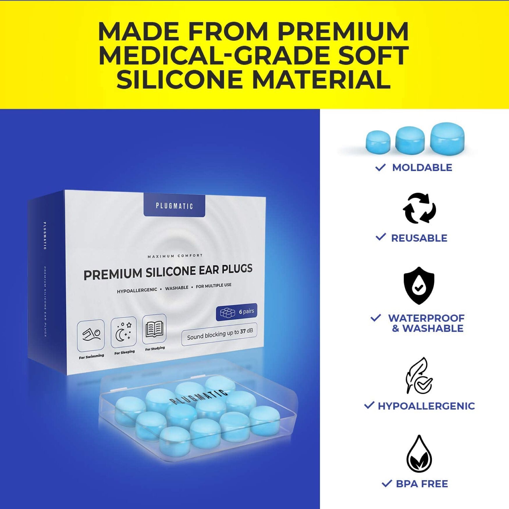 Ear Plugs (Blue), , alternate image number 5