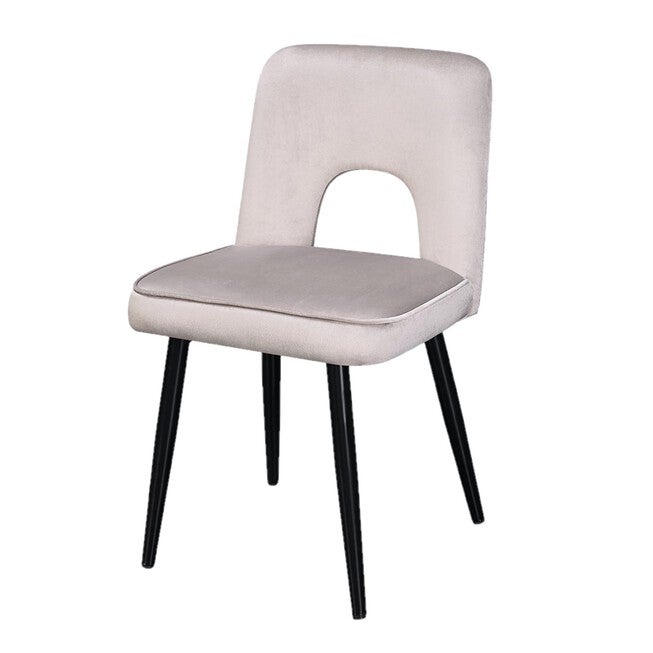Nancy Taupe Velvet Accent Dining Chair, Set of 2, , alternate image number null