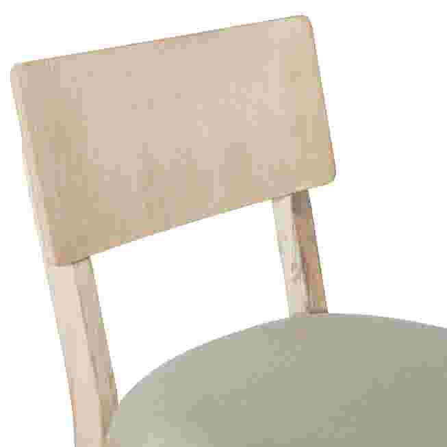 Back of the bar stool with backrest visible