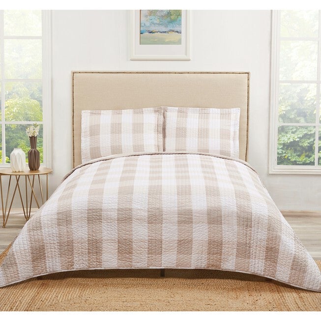 Everyday Buffalo Plaid Quilt Set, , alternate image number 6