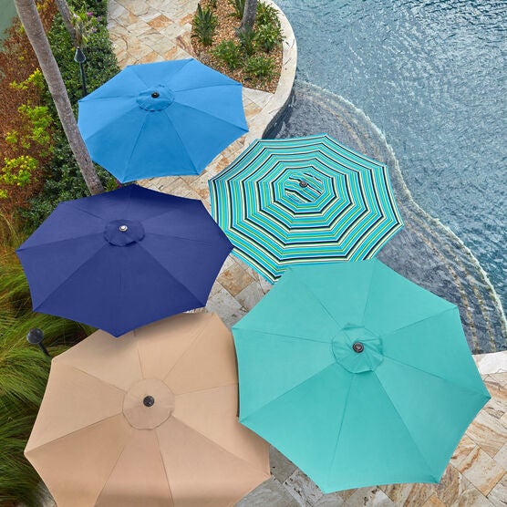 9' Tilt-and-Crank Umbrella, , alternate image number null
