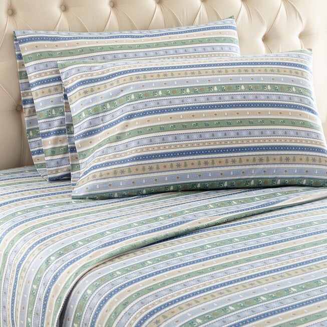 Micro Flannel® Print Sheet Se, STRIPE, hi-res image number null
