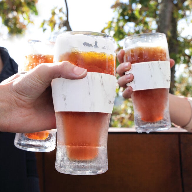 Beer Freeze Cooling Cups (Set Of 2) In Marble By, , alternate image number 4